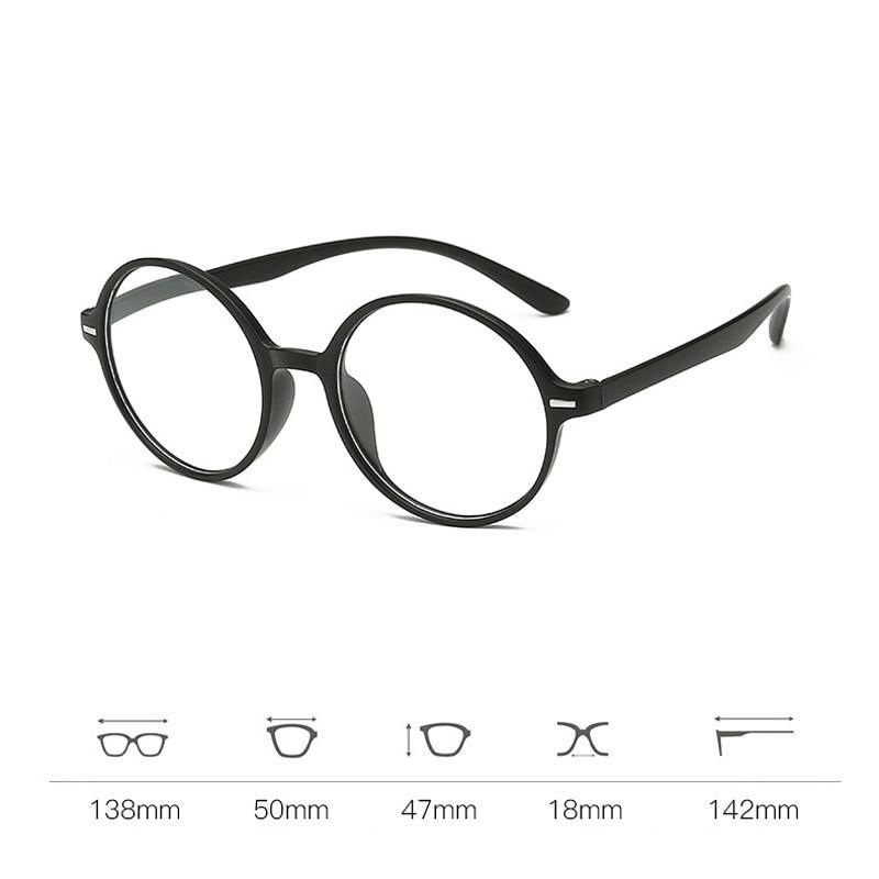 ELEGANT Fashion Round Anti Blue Light Reading Glasses Computer Eyeglasses Women Men Unisex Ultralight Round Frame Presbyopia Eyewear +1.0 ~ 4.0