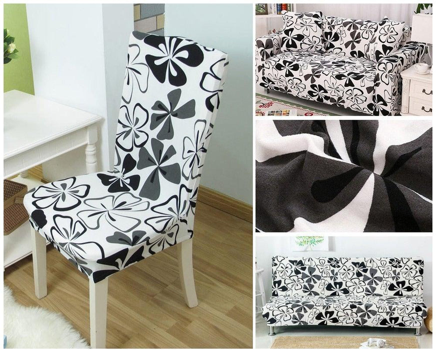 Elegant Kitchen Chair Covers Stretch Seat Covers For Chairs Slipcover Chair house chaise Furniture Covers Gray Chair cover Washable Anti dust Seat Slipcover Protector for Hotel Office Ceremony Banquet Wedding Party