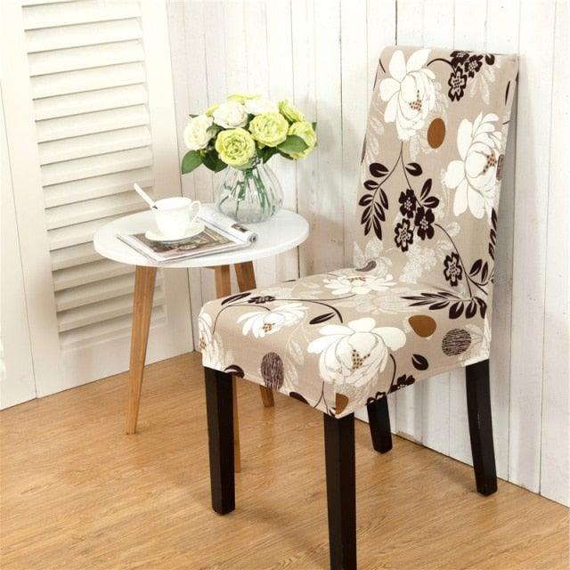 Elegant Kitchen Chair Covers Stretch Seat Covers For Chairs Slipcover Chair house chaise Furniture Covers Gray Chair cover Washable Anti dust Seat Slipcover Protector for Hotel Office Ceremony Banquet Wedding Party