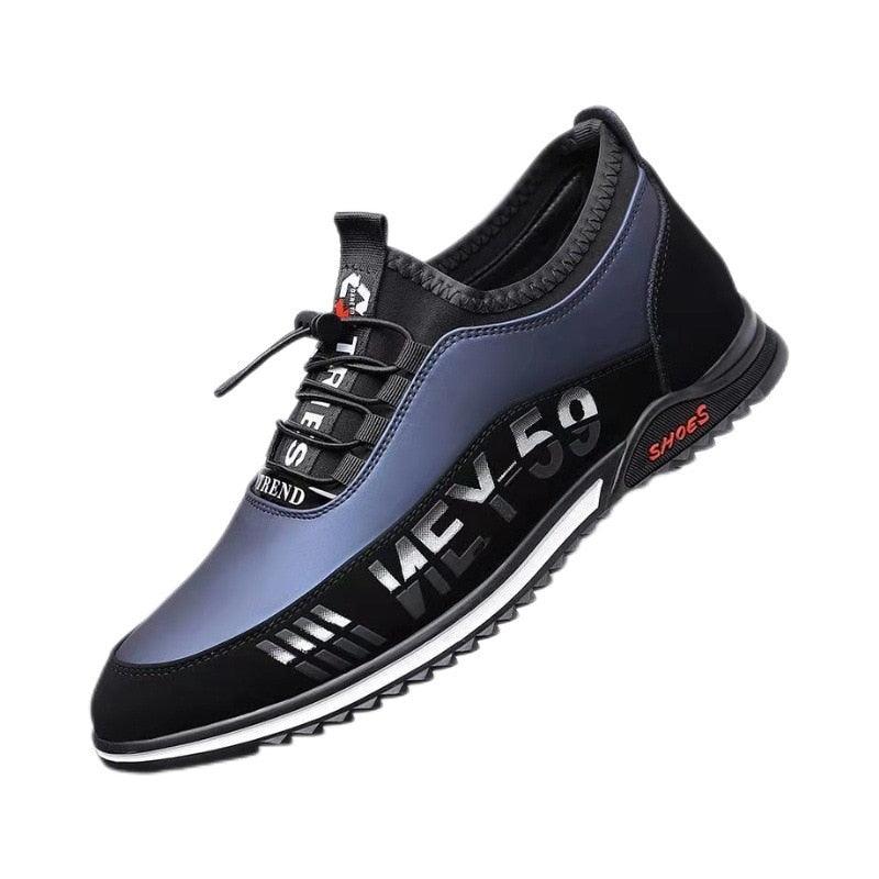 Elegant Leather Mens Luxury Casual Slip On Black Driving Fashion Sneakers Casual Walking Shoes Lightweight Anti-Slip Low Top Breathable Leather Mens Business Sneakers - STEVVEX Shoes - 105, Business Shoes, Business Sneakers, Casual Mens Shoes, Casual Walking Shoes, Comfortable Shoes, Elegant Sport Shoes, Leather Mens Shoes, Mens Shoes, Mens Sneakers, Non Slip Shoes, Running Shoes, Sneakers, Snow Shoes, Sport Mens Sneakers, Sports Shoes, Street Sports Shoes, Strong Shoes, Walking Shoes - Stevvex.com