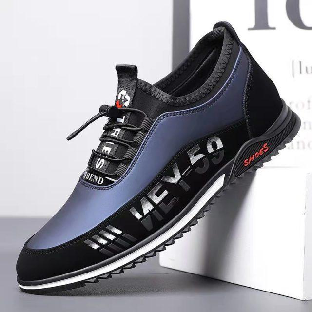 Elegant Leather Mens Luxury Casual Slip On Black Driving Fashion Sneakers Casual Walking Shoes Lightweight Anti-Slip Low Top Breathable Leather Mens Business Sneakers - STEVVEX Shoes - 105, Business Shoes, Business Sneakers, Casual Mens Shoes, Casual Walking Shoes, Comfortable Shoes, Elegant Sport Shoes, Leather Mens Shoes, Mens Shoes, Mens Sneakers, Non Slip Shoes, Running Shoes, Sneakers, Snow Shoes, Sport Mens Sneakers, Sports Shoes, Street Sports Shoes, Strong Shoes, Walking Shoes - Stevvex.com