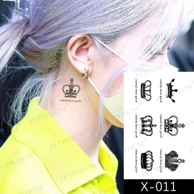 Elegant Small Waterproof Temporary Tattoo Sticker Makeup Flame Finger Black Square Rose Flower High Quality Design For Womens - STEVVEX Beauty - 103, Animal Tattoo, Arm Tattoo, Beauty, Black Tattoos, Body Tattoo, Boys Tattoo, Carnival Tattoo, Face Tattoo, Fashion Tattoo, Finger Tattoo, Flower Tattoo, Girls Tattoo, Leg Tattoo, Luxury Tattoo, Sketch Tattoo, Small Tattoo, Stylish Tattoo, Tattoo, Waterproof Tattoo, Wedding Tattoo, Women Tattoo, Womens Tattoo - Stevvex.com