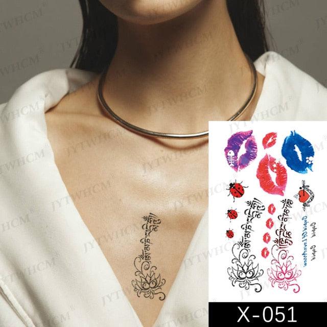 Elegant Small Waterproof Temporary Tattoo Sticker Makeup Flame Finger Black Square Rose Flower High Quality Design For Womens - STEVVEX Beauty - 103, Animal Tattoo, Arm Tattoo, Beauty, Black Tattoos, Body Tattoo, Boys Tattoo, Carnival Tattoo, Face Tattoo, Fashion Tattoo, Finger Tattoo, Flower Tattoo, Girls Tattoo, Leg Tattoo, Luxury Tattoo, Sketch Tattoo, Small Tattoo, Stylish Tattoo, Tattoo, Waterproof Tattoo, Wedding Tattoo, Women Tattoo, Womens Tattoo - Stevvex.com