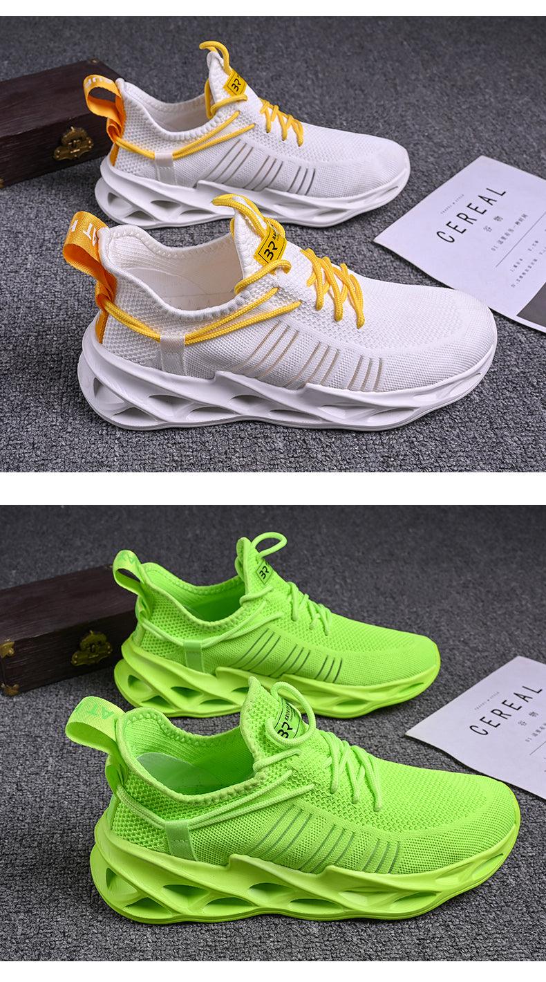 Elegant Sneakers Men Sports Running Shoes Fashion Couple Causal Shoes Fashion Flats Breathable Athletic Lightweight Non Slip Athletic Walking Jogging Sneakers