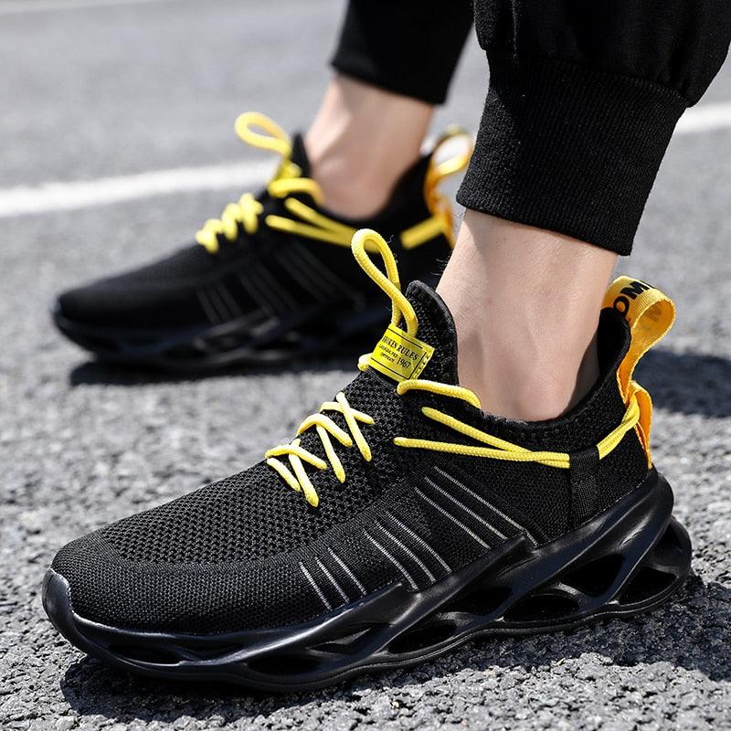 Elegant Sneakers Men Sports Running Shoes Fashion Couple Causal Shoes Fashion Flats Breathable Athletic Lightweight Non Slip Athletic Walking Jogging Sneakers