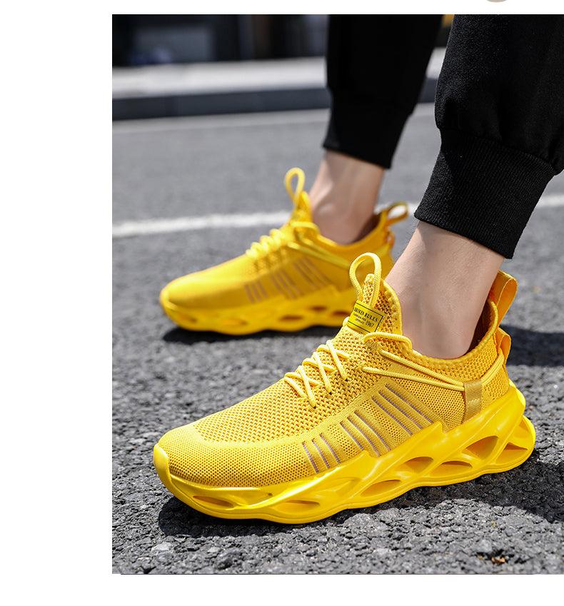 Elegant Sneakers Men Sports Running Shoes Fashion Couple Causal Shoes Fashion Flats Breathable Athletic Lightweight Non Slip Athletic Walking Jogging Sneakers