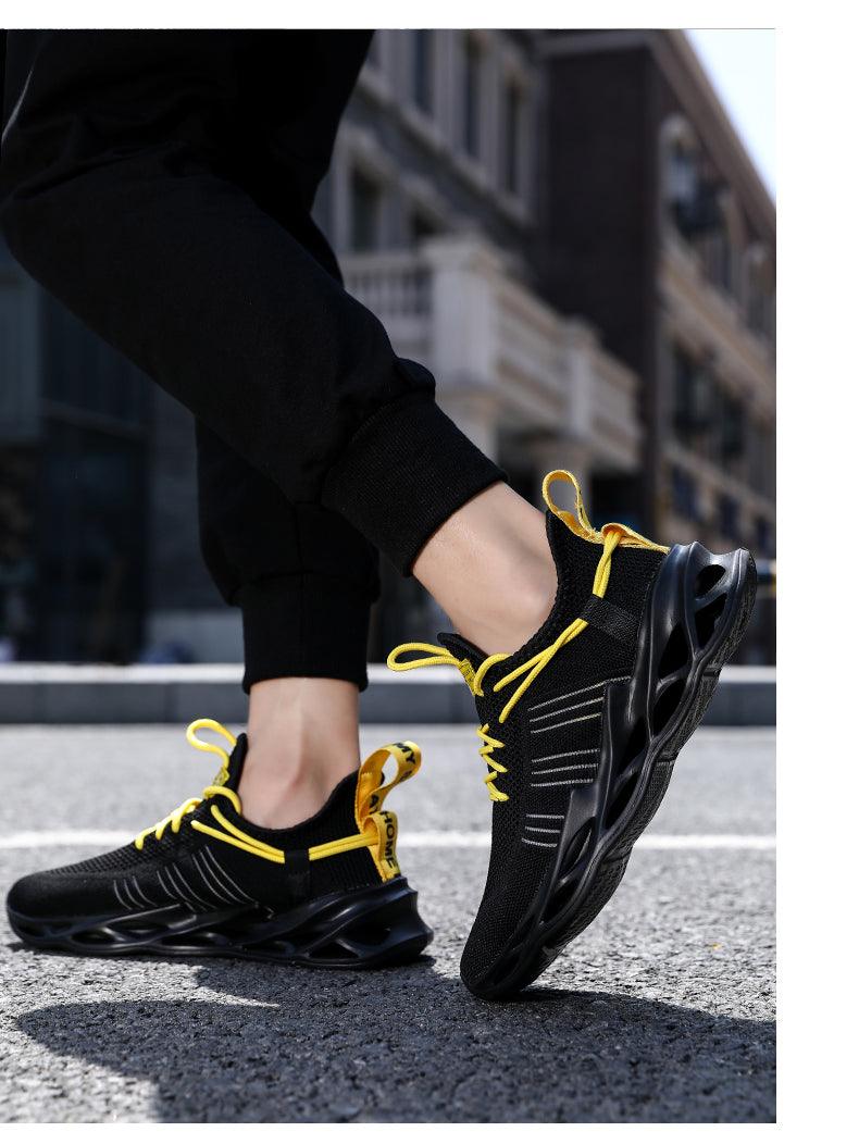 Elegant Sneakers Men Sports Running Shoes Fashion Couple Causal Shoes Fashion Flats Breathable Athletic Lightweight Non Slip Athletic Walking Jogging Sneakers