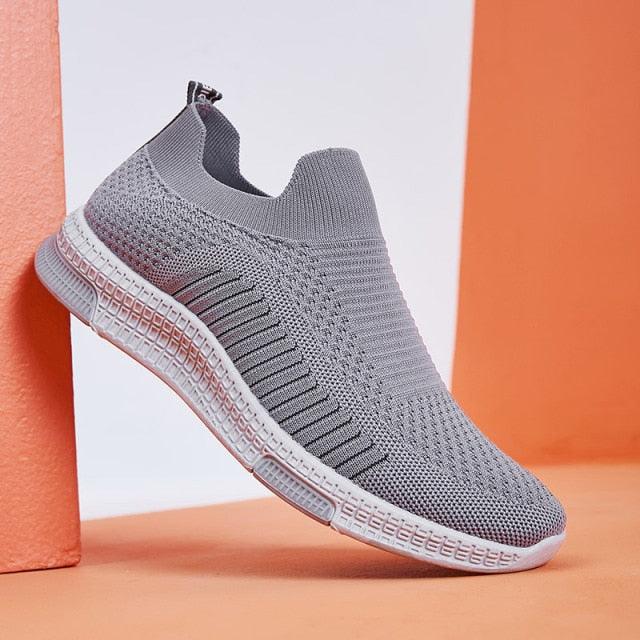 Elegant Sport Mens Sneakers Running Casual Shoes Spring New Lightweight Breathable Espadrilles Flying Woven Running Shoes Mesh Workout Casual Sports Mens Sneakers