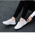 Elegant Sport Womens Sneakers Flats Casual Tennis Shoes Summer Lace-Up Mesh Light Breathable Casual Comfort Non Slip Lightweight Breathable Mesh Athletic Sneakers