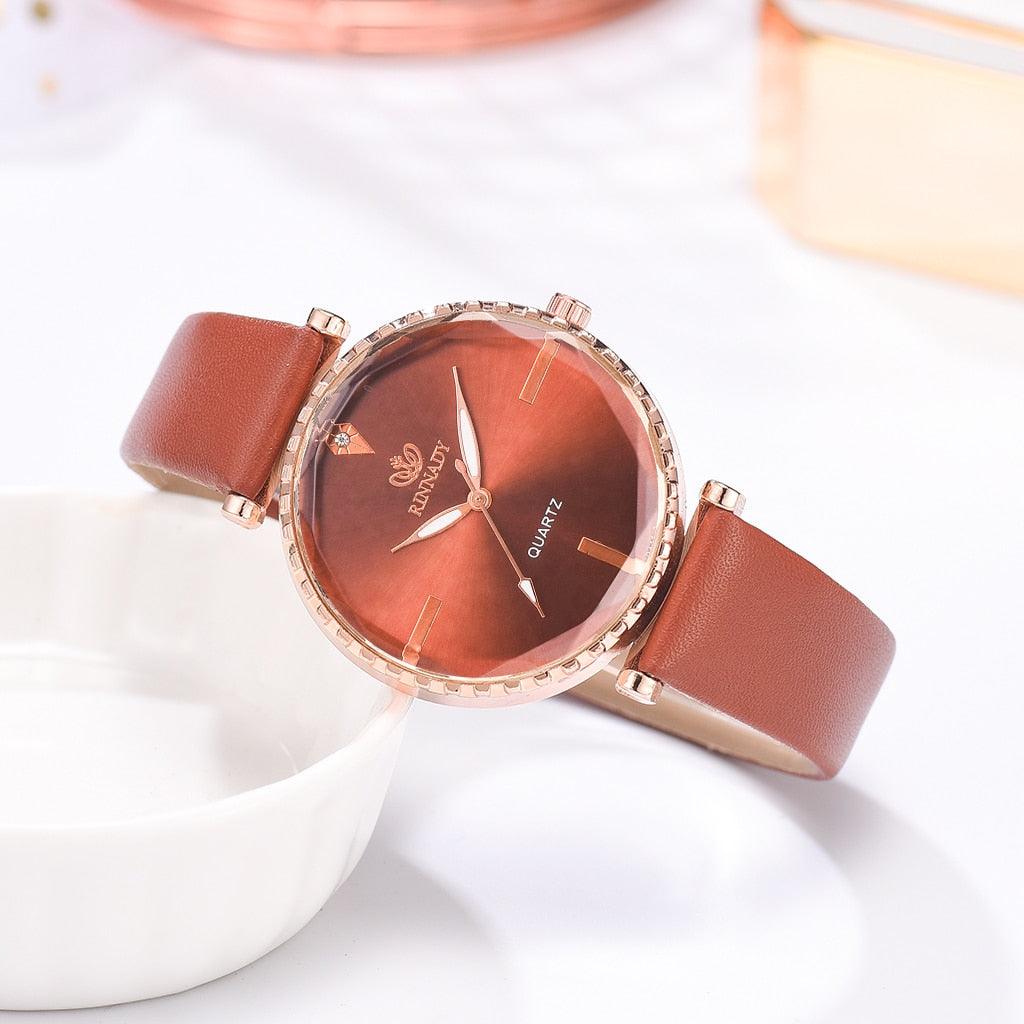 Elegant Style Fashion Womens Watch Luxury Leather Band Analog Quartz Wrist Watch Women Dress Leather Band Thin Minimalist Casual Simple Dress Analog Quartz Wristwatch - ALLURELATION - 562, Analog Quartz WristWatch, Analog Watch, Children Watches, Elegant Sport Watch, Elegant Watch, Fashion Watch, Fashion Womens Watch, Girls Watches, Leather Strap Watch, Leather Wrist Watch, Luxury Watch, Modern Watch, Quartz Watch, Watch, Watch For Girls, Watches, Women Leather Watch, Women Watch, Women Watches- Stevvex.com