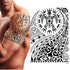 Elegant Temporary Waterproof Tattoos Big Tribal Sticker Black Large Body Art Makeup Fake Tattoo For Mens Womens - STEVVEX Beauty - 103, Arm Tattoo, Back Tattoo, Beauty, Big Tattoo, Black Tattoos, Body Tattoo, Boys Tattoo, Fashion Tattoo, Large Black Tattoo, Large Tattoo, Leg Tattoo, Luxury Tattoo, Make up Tattoo, Men Tattoo, Mens Tattoo, Modern Tattoo, Party Tattoo, Tattoo, Waterproof Tattoo, Women Tattoo - Stevvex.com