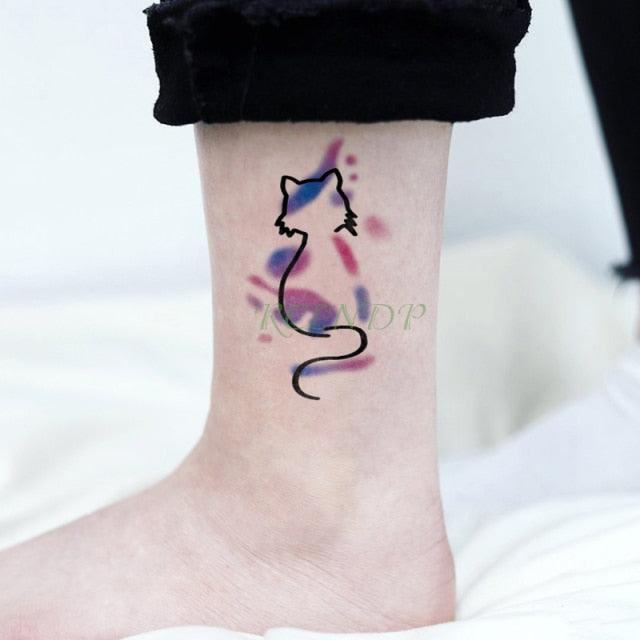 Elegant Waterproof Tattoo Sticker Sun Moon Fake Tatto Fashion Moon Temporary Fun Sun Wave Magic Tatoos For Womens Mens