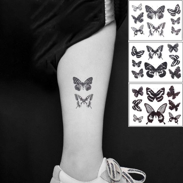 Elegant Waterproof Temporary Butterfly Sticker Tattoo Fake Halloween Party Tattoo For Woman Girls - STEVVEX Beauty - 103, 3D Tattoo, Animal Tattoo, Arm Tattoo, Back Tattoo, Beauty, Bird Tattoo, Black Tattoos, Body Tattoo, Boys Tattoo, Butterfly Tattoo, Children Tattoo, Colorful Tattoo, Different Tattoo, Fashion Tattoo, Flower Tattoo, Girls Tattoo, Leg Tattoo, Luxury Tattoo, Red Flower Tattoo, Stylish Tattoo, Tattoo, Waterproof Tattoo, Women Tattoo, Womens Tattoo - Stevvex.com