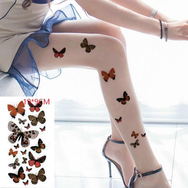 Elegant Waterproof Temporary Butterfly Sticker Tattoo Fake Halloween Party Tattoo For Woman Girls - STEVVEX Beauty - 103, 3D Tattoo, Animal Tattoo, Arm Tattoo, Back Tattoo, Beauty, Bird Tattoo, Black Tattoos, Body Tattoo, Boys Tattoo, Butterfly Tattoo, Children Tattoo, Colorful Tattoo, Different Tattoo, Fashion Tattoo, Flower Tattoo, Girls Tattoo, Leg Tattoo, Luxury Tattoo, Red Flower Tattoo, Stylish Tattoo, Tattoo, Waterproof Tattoo, Women Tattoo, Womens Tattoo - Stevvex.com