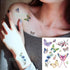 Elegant Waterproof Temporary Butterfly Sticker Tattoo Fake Halloween Party Tattoo For Woman Girls - STEVVEX Beauty - 103, 3D Tattoo, Animal Tattoo, Arm Tattoo, Back Tattoo, Beauty, Bird Tattoo, Black Tattoos, Body Tattoo, Boys Tattoo, Butterfly Tattoo, Children Tattoo, Colorful Tattoo, Different Tattoo, Fashion Tattoo, Flower Tattoo, Girls Tattoo, Leg Tattoo, Luxury Tattoo, Red Flower Tattoo, Stylish Tattoo, Tattoo, Waterproof Tattoo, Women Tattoo, Womens Tattoo - Stevvex.com