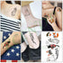 Elegant Waterproof Temporary Butterfly Sticker Tattoo Fake Halloween Party Tattoo For Woman Girls - STEVVEX Beauty - 103, 3D Tattoo, Animal Tattoo, Arm Tattoo, Back Tattoo, Beauty, Bird Tattoo, Black Tattoos, Body Tattoo, Boys Tattoo, Butterfly Tattoo, Children Tattoo, Colorful Tattoo, Different Tattoo, Fashion Tattoo, Flower Tattoo, Girls Tattoo, Leg Tattoo, Luxury Tattoo, Red Flower Tattoo, Stylish Tattoo, Tattoo, Waterproof Tattoo, Women Tattoo, Womens Tattoo - Stevvex.com