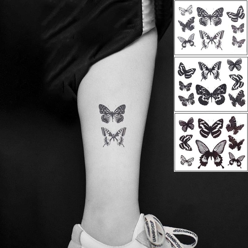 Elegant Waterproof Temporary Butterfly Sticker Tattoo Fake Halloween Party Tattoo For Woman Girls - STEVVEX Beauty - 103, 3D Tattoo, Animal Tattoo, Arm Tattoo, Back Tattoo, Beauty, Bird Tattoo, Black Tattoos, Body Tattoo, Boys Tattoo, Butterfly Tattoo, Children Tattoo, Colorful Tattoo, Different Tattoo, Fashion Tattoo, Flower Tattoo, Girls Tattoo, Leg Tattoo, Luxury Tattoo, Red Flower Tattoo, Stylish Tattoo, Tattoo, Waterproof Tattoo, Women Tattoo, Womens Tattoo - Stevvex.com