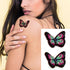 Elegant Waterproof Temporary Tattoo Sticker Cat Fox Flash Tatoo Neck Hand Modern Tattoo Stickers Butterflies Cats For Womens