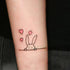 Elegant Waterproof Temporary Tattoo Sticker Cat Fox Flash Tatoo Neck Hand Modern Tattoo Stickers Butterflies Cats For Womens