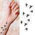 Elegant Waterproof Temporary Tattoo Sticker Cat Fox Flash Tatoo Neck Hand Modern Tattoo Stickers Butterflies Cats For Womens