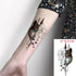 Elegant Waterproof Temporary Tattoo Sticker Cat Fox Flash Tatoo Neck Hand Modern Tattoo Stickers Butterflies Cats For Womens