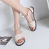 Elegant White Women Fashion Sandals Solid Round Toe Pearl Buckle Casual Sandals Shoes New Summer Outdoor Non-slip Flip Flop Dressy Sandals Cute Round Toe Strappy Wedding Shoes - STEVVEX Shoes - 114, Fashion Sandal, Flat Heels, Flat Sandals, Flip Flops, Leather Fashion Sandals, Leather Women Sandals, Low Heel Leather Shoes, Luxury Sandals, Sandals, Slip On Sandals, Slip On Shoes, Strong Slippers, Summer Slippers, Walking Shoes, Wedding Shoes, Women Flip Flops, Women Slippers, Womens Sandals - Stevvex.com