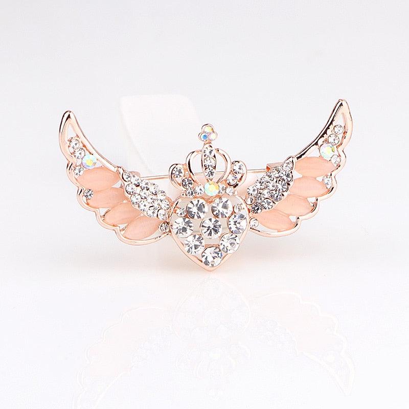 Elegant Women Brooches Lovely Luxury Crystal Butterfly Animal Insect Rhinestone Pins Beautiful Multi Style Gifts Women Girls Flower Rhinestone Flower Corsage Women's Party Jewelry