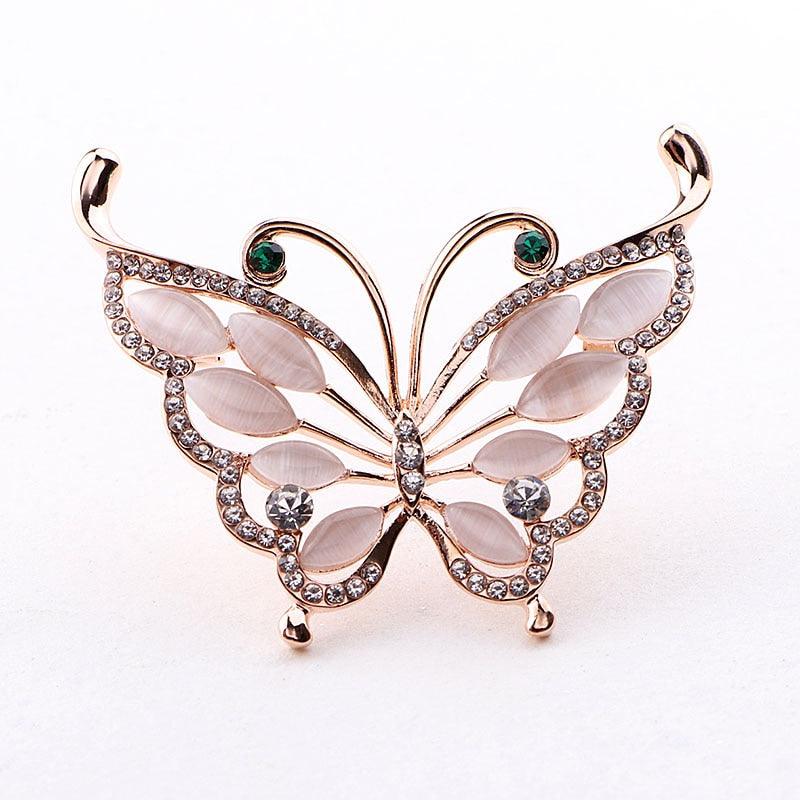 Elegant Women Brooches Lovely Luxury Crystal Butterfly Animal Insect Rhinestone Pins Beautiful Multi Style Gifts Women Girls Flower Rhinestone Flower Corsage Women's Party Jewelry