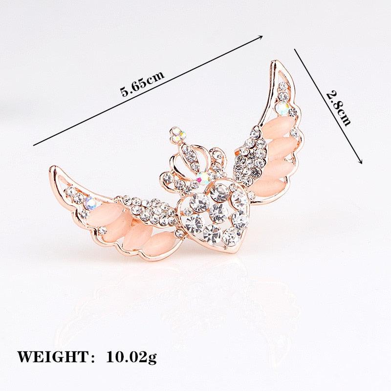 Elegant Women Brooches Lovely Luxury Crystal Butterfly Animal Insect Rhinestone Pins Beautiful Multi Style Gifts Women Girls Flower Rhinestone Flower Corsage Women's Party Jewelry