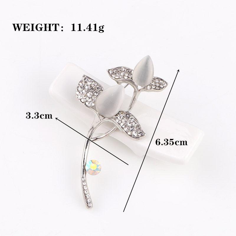 Elegant Women Brooches Lovely Luxury Crystal Butterfly Animal Insect Rhinestone Pins Beautiful Multi Style Gifts Women Girls Flower Rhinestone Flower Corsage Women's Party Jewelry