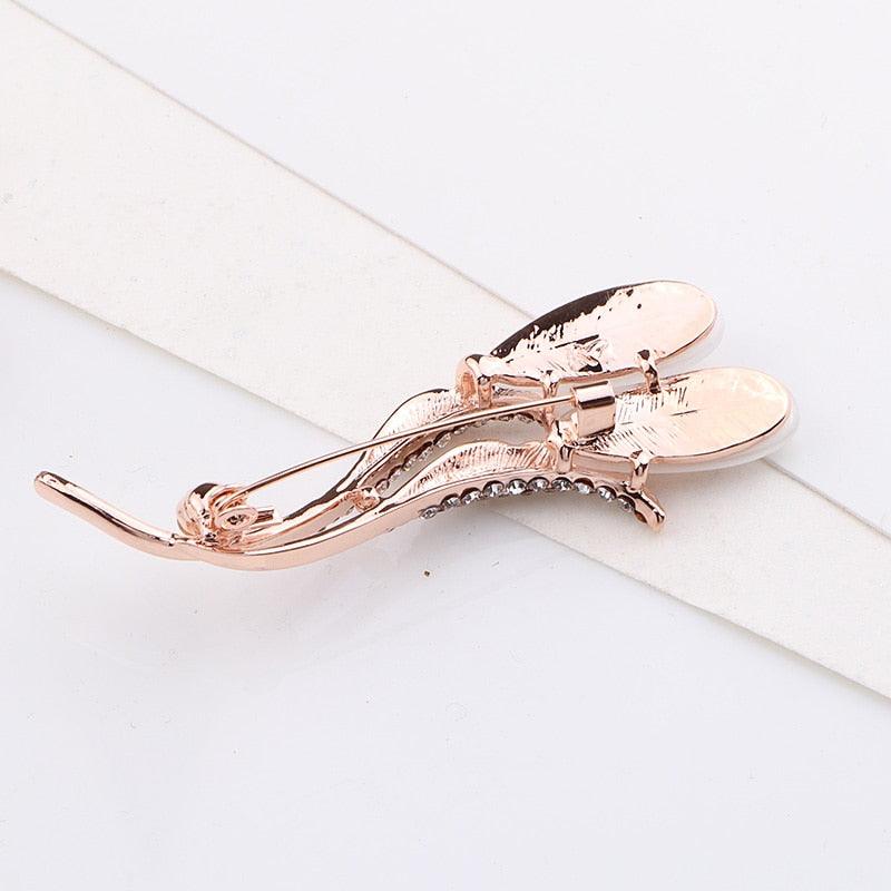 Elegant Women Brooches Lovely Luxury Crystal Butterfly Animal Insect Rhinestone Pins Beautiful Multi Style Gifts Women Girls Flower Rhinestone Flower Corsage Women's Party Jewelry