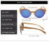 Elegant Wooden Design Classic Sunglasses Design Stylish Popular Wooden Sunglasses For Men & Women  Round Bamboo Glasses Mirror Sun Glasses Retro Glasses