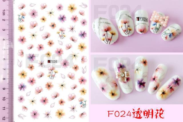 Embossed 3D Nail Stickers Blooming Flower 3D Nail Art Stickers Decals Adhesive Manicure Nail Art Tips Decoration Adhesive Abstract Face Curve Graffiti Nail Design for Acrylic Nail Supplies Designer Nail Decorations for Women Girls Kids