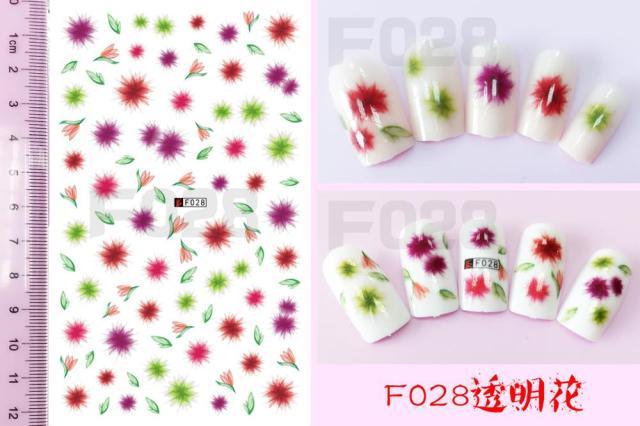 Embossed 3D Nail Stickers Blooming Flower 3D Nail Art Stickers Decals Adhesive Manicure Nail Art Tips Decoration Adhesive Abstract Face Curve Graffiti Nail Design for Acrylic Nail Supplies Designer Nail Decorations for Women Girls Kids