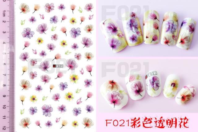 Embossed 3D Nail Stickers Blooming Flower 3D Nail Art Stickers Decals Adhesive Manicure Nail Art Tips Decoration Adhesive Abstract Face Curve Graffiti Nail Design for Acrylic Nail Supplies Designer Nail Decorations for Women Girls Kids