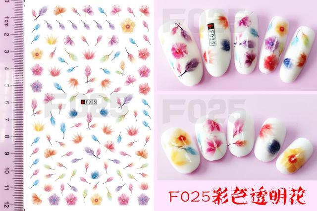 Embossed 3D Nail Stickers Blooming Flower 3D Nail Art Stickers Decals Adhesive Manicure Nail Art Tips Decoration Adhesive Abstract Face Curve Graffiti Nail Design for Acrylic Nail Supplies Designer Nail Decorations for Women Girls Kids