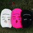 Embroidery Three-hole Balaclava Knit Hat Army Tactical CS Winter Ski Riding Mask Beanie Prom Party Mask Warm Mask Three 3 Hole Balaclava Knit Hat Ski Mask 3-Hole Knit Hat Full Face Cover Balaclava Hats Funny Party Embroidery Beanies Caps