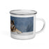 Wolf In Snow Full Printed Enamel Mug Printed Coffee Mug Perfect Holiday Print On Demand Gift For Christimas, Birthday, Father Days, Mother Day, Inspirative Coffee Mug Design Ideal For Campers - STEVVEX POD - 1002, enammel mug, Print on demand enammel mug, Valentine mug, Wolf in snow, Wolf in snow enamel mug, Wolf Mug, Wolf printed enamel mug - Stevvex.com