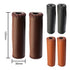 Ergonomic Bike Handle Grips PU Leather Soft Rubber Bicycle Mountain Bike Anti-Slip Handlebar Grips Retro Artificial Leather Handle Grips Cycling Anti Slip Road Mountain Comfortable Bike Handlebar Grips