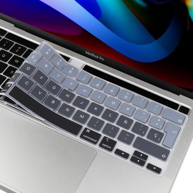 EU Russian Spanish English Keyboard Cover Silicone Skin Perfect Fit Silicone Skin Keyboard Covers For Laptops Gaming Laptop Keyboard Skin Protector For Gaming Lovers