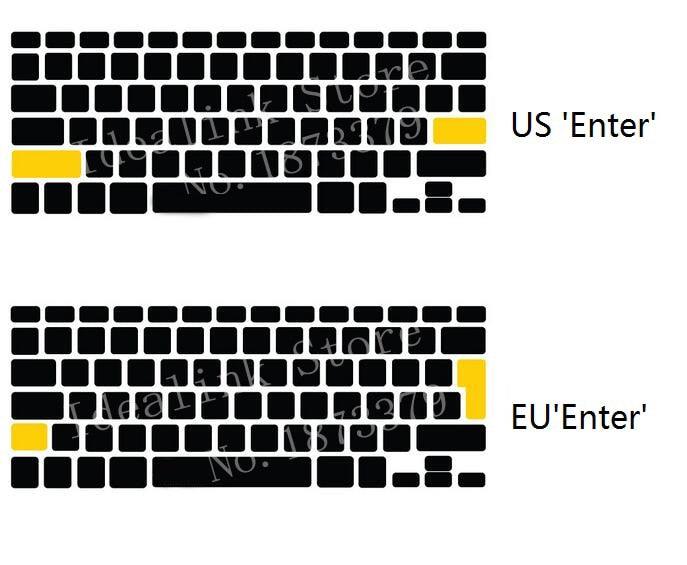 EU US English Keyboard Skin Keyboard Cover Silicon Waterproof Skin Film Protector Perfect Fit Silicone Skin Keyboard Covers For Laptops