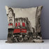 European Style Throw Pillow Covers Red London Street Bus Telephone Booth Big Ben Square Cushion Covers For Home Bed Sofa Throw Pillow Covers Red Bus and Telephone Booth Design Cushion Case Cotton Linen Home Sofa Decor 45X45CM