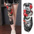 Extra Large Full Arm Leg Body Hand Waterproof Fake Tattoo Stickers Temporary Realistic Black Modern Mens Tattoo - STEVVEX Beauty - 103, 3D Tattoo, Arm Tattoo, Back Tattoo, Big Tattoo, Black Tattoos, Body Tattoo, Fashion Tattoo, Large Black Tattoo, Large Tattoo, Leg Tattoo, Lion Tattoo, Luxury Tattoo, Men Tattoo, Mens Tattoo, Modern Tattoo, Spider Tattoo, Stylish Tattoo, Tattoo, Waterproof Tattoo - Stevvex.com