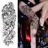 Extra Large Full Arm Leg Body Hand Waterproof Fake Tattoo Stickers Temporary Realistic Black Modern Mens Tattoo - STEVVEX Beauty - 103, 3D Tattoo, Arm Tattoo, Back Tattoo, Big Tattoo, Black Tattoos, Body Tattoo, Fashion Tattoo, Large Black Tattoo, Large Tattoo, Leg Tattoo, Lion Tattoo, Luxury Tattoo, Men Tattoo, Mens Tattoo, Modern Tattoo, Spider Tattoo, Stylish Tattoo, Tattoo, Waterproof Tattoo - Stevvex.com