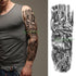 Extra Large Full Arm Leg Body Hand Waterproof Fake Tattoo Stickers Temporary Realistic Black Modern Mens Tattoo - STEVVEX Beauty - 103, 3D Tattoo, Arm Tattoo, Back Tattoo, Big Tattoo, Black Tattoos, Body Tattoo, Fashion Tattoo, Large Black Tattoo, Large Tattoo, Leg Tattoo, Lion Tattoo, Luxury Tattoo, Men Tattoo, Mens Tattoo, Modern Tattoo, Spider Tattoo, Stylish Tattoo, Tattoo, Waterproof Tattoo - Stevvex.com