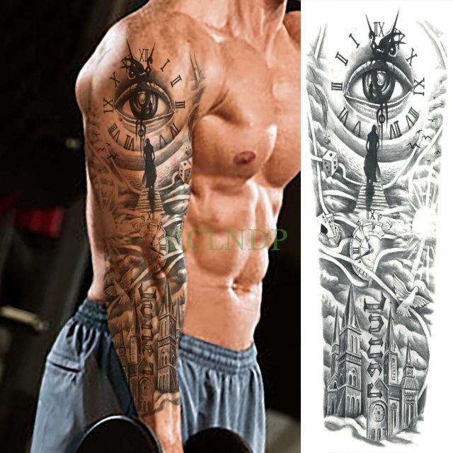 Extra Large Full Arm Leg Body Hand Waterproof Fake Tattoo Stickers Temporary Realistic Black Modern Mens Tattoo - STEVVEX Beauty - 103, 3D Tattoo, Arm Tattoo, Back Tattoo, Big Tattoo, Black Tattoos, Body Tattoo, Fashion Tattoo, Large Black Tattoo, Large Tattoo, Leg Tattoo, Lion Tattoo, Luxury Tattoo, Men Tattoo, Mens Tattoo, Modern Tattoo, Spider Tattoo, Stylish Tattoo, Tattoo, Waterproof Tattoo - Stevvex.com