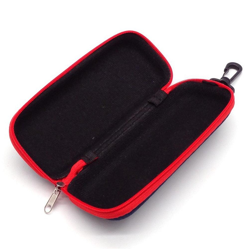 Eyewear Cases Cover Sunglasses Hard Case For Women Men Glasses Box With Zipper Eyeglass Cases Hard Shell Eyeglasses Cases Protective Case For Glasses Zipper Eyeglasses Frame Glasses Case Hook