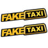 Fake Taxi Sticker Decal Funny Vinyl Car Bumper Funny FAKE TAXI Car Auto Sticker Fake Taxi Decal Self Adhesive Vinyl Universal Car Fake Taxi Reflective Window Vehicle Body Sticker Decal Auto Accessories