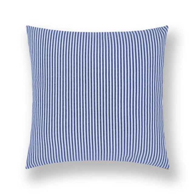 Farmhouse Plaid Striped Linen Cotton Pillow Covers Outdoor Plaid Square Pillow Cushion Case Cotton Linen Throw Pillow Covers Sofa Chair Decorative Cotton Cushions Cover Red Green Blue Pillowcase