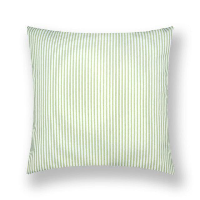 Farmhouse Plaid Striped Linen Cotton Pillow Covers Outdoor Plaid Square Pillow Cushion Case Cotton Linen Throw Pillow Covers Sofa Chair Decorative Cotton Cushions Cover Red Green Blue Pillowcase